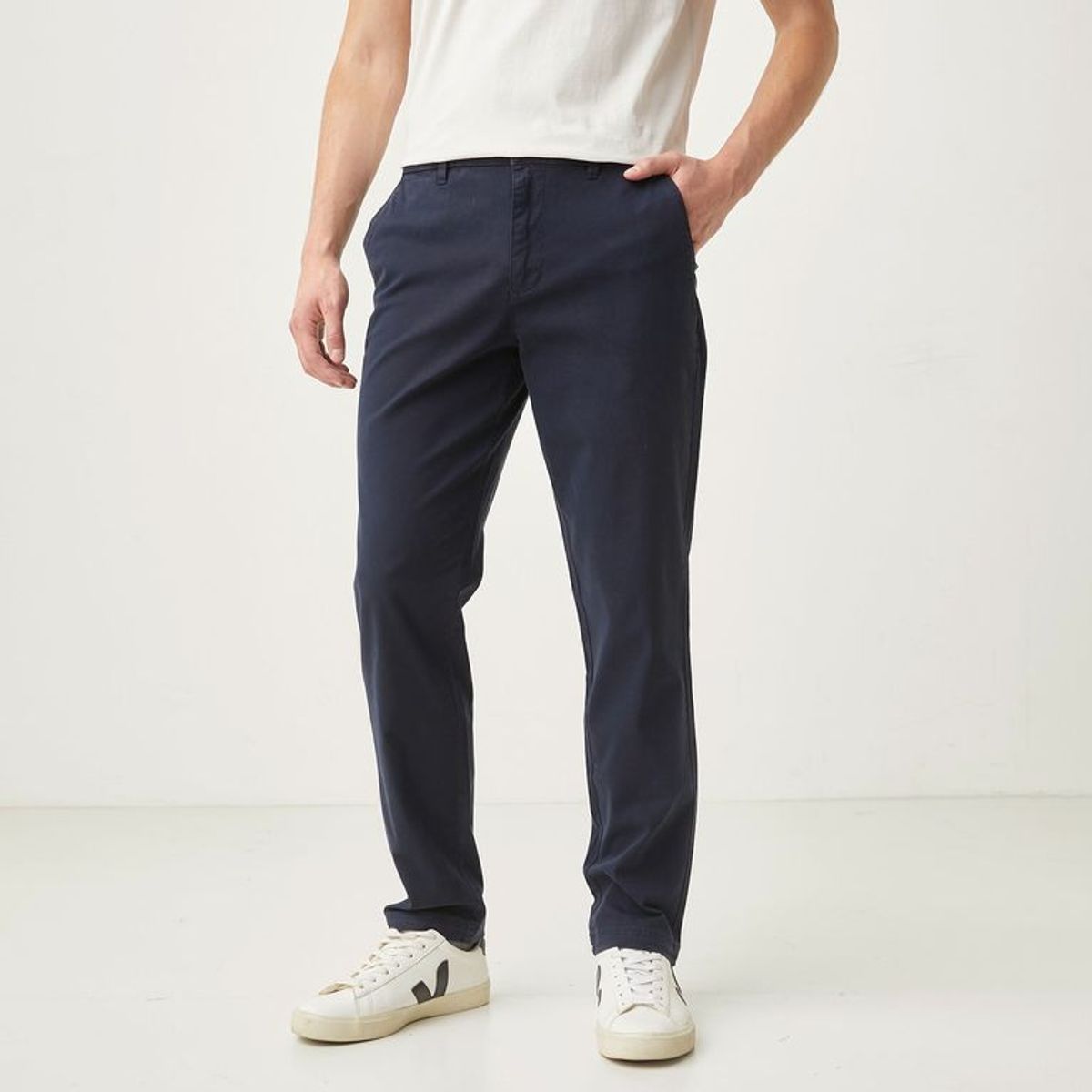 BASEMENT - Pantalón Chino Hombre Slim de Algodón Basement