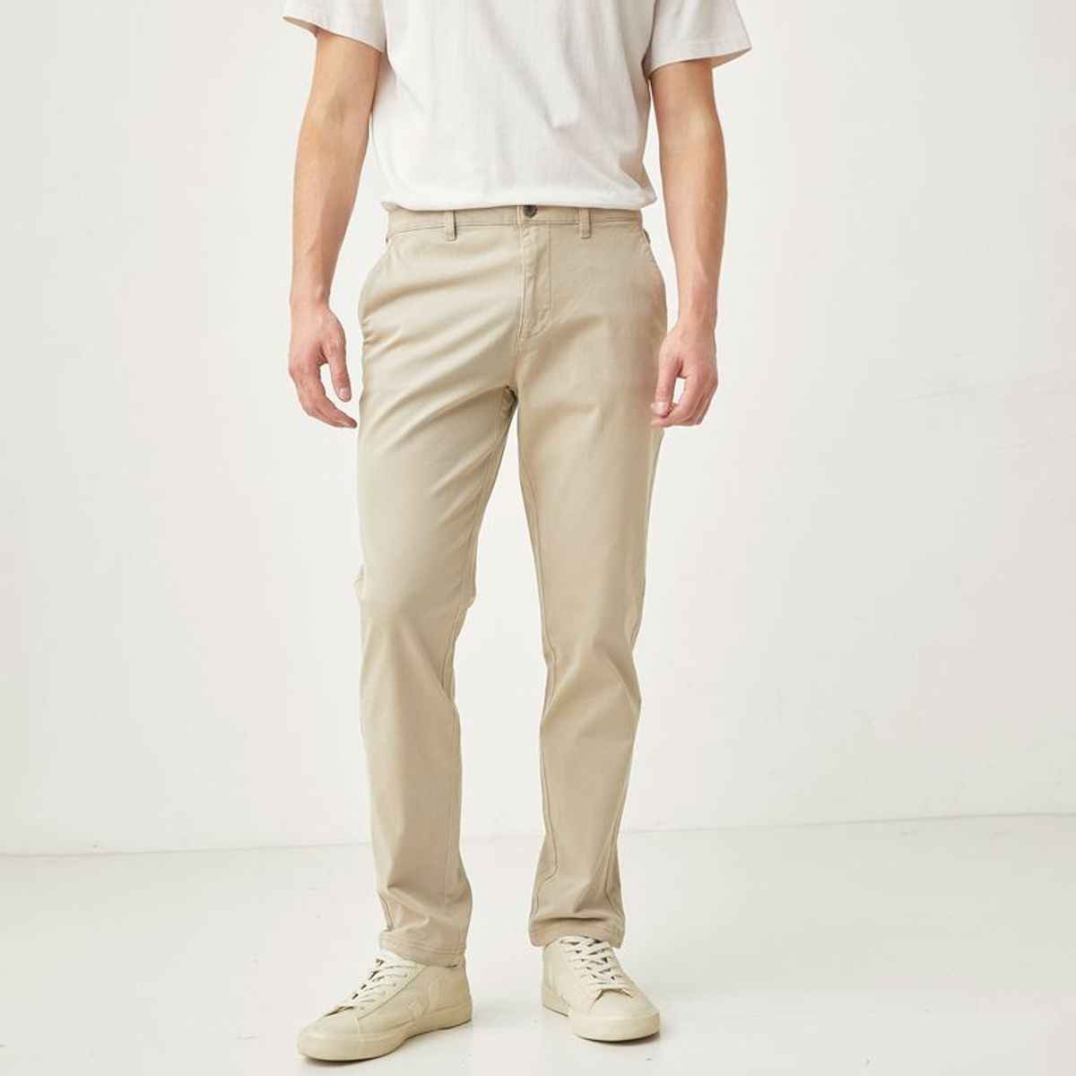 BASEMENT - Pantalón Chino Hombre Slim de Algodón Basement