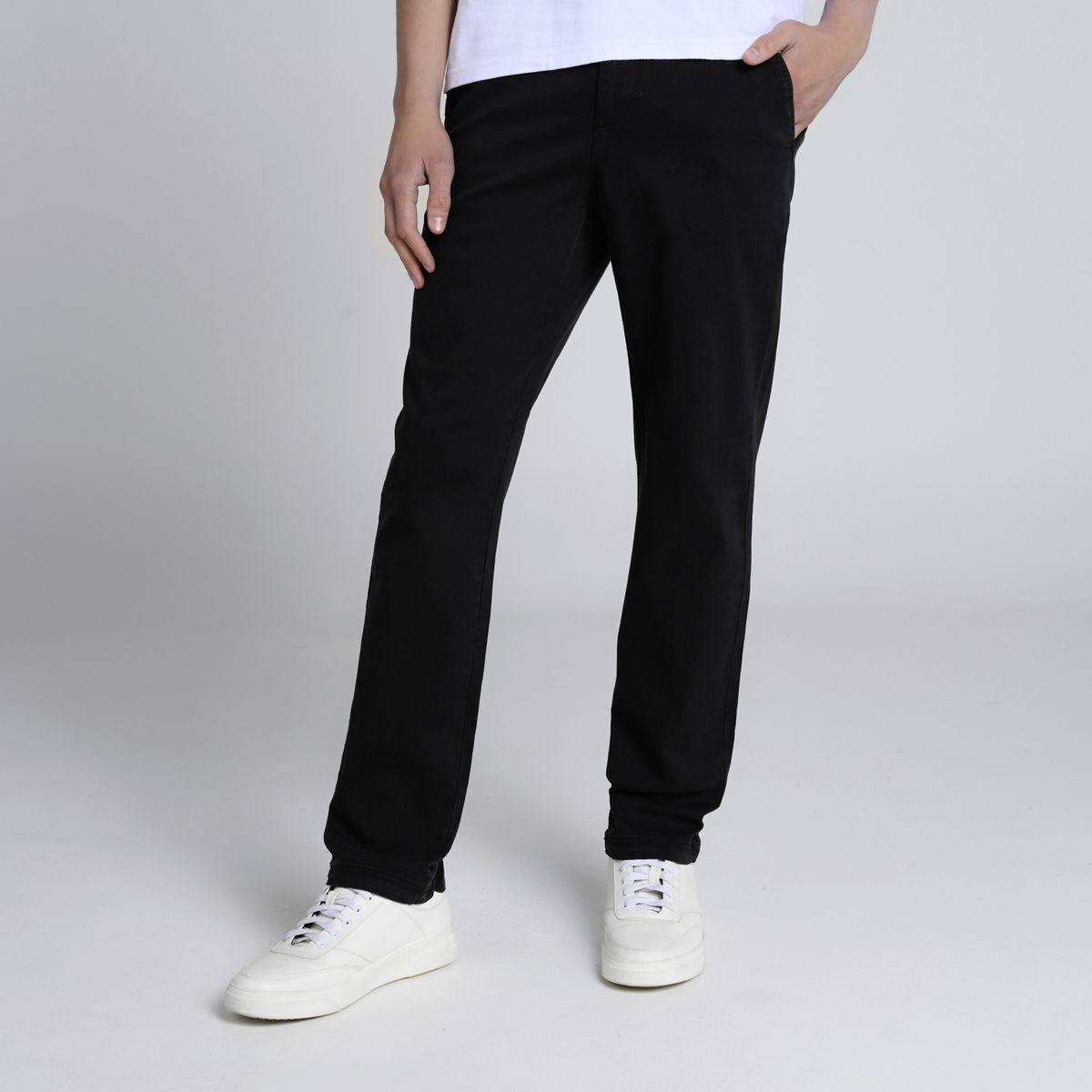BASEMENT - Pantalón Chino Hombre Slim de Algodón Basement