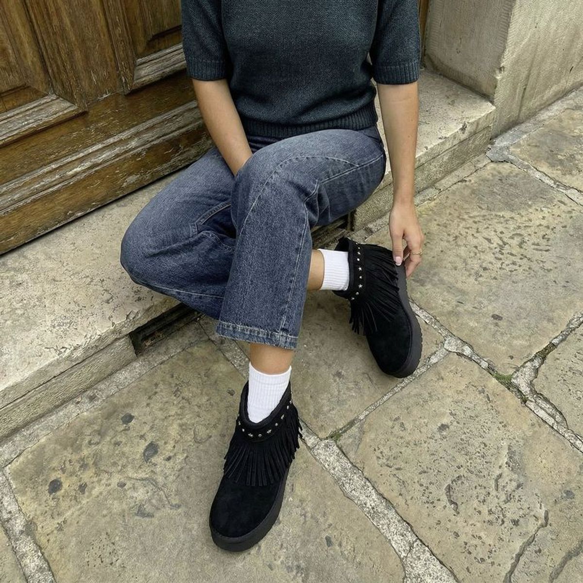 SYBILLA - Botas para Mujer Frinch Sybilla Negras