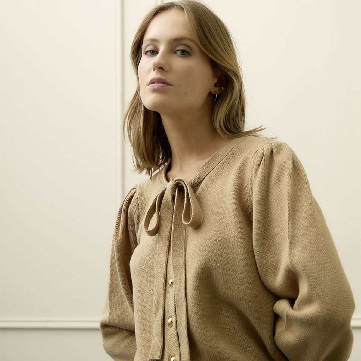 BASEMENT - Cardigan Mujer  de Algodón Basement