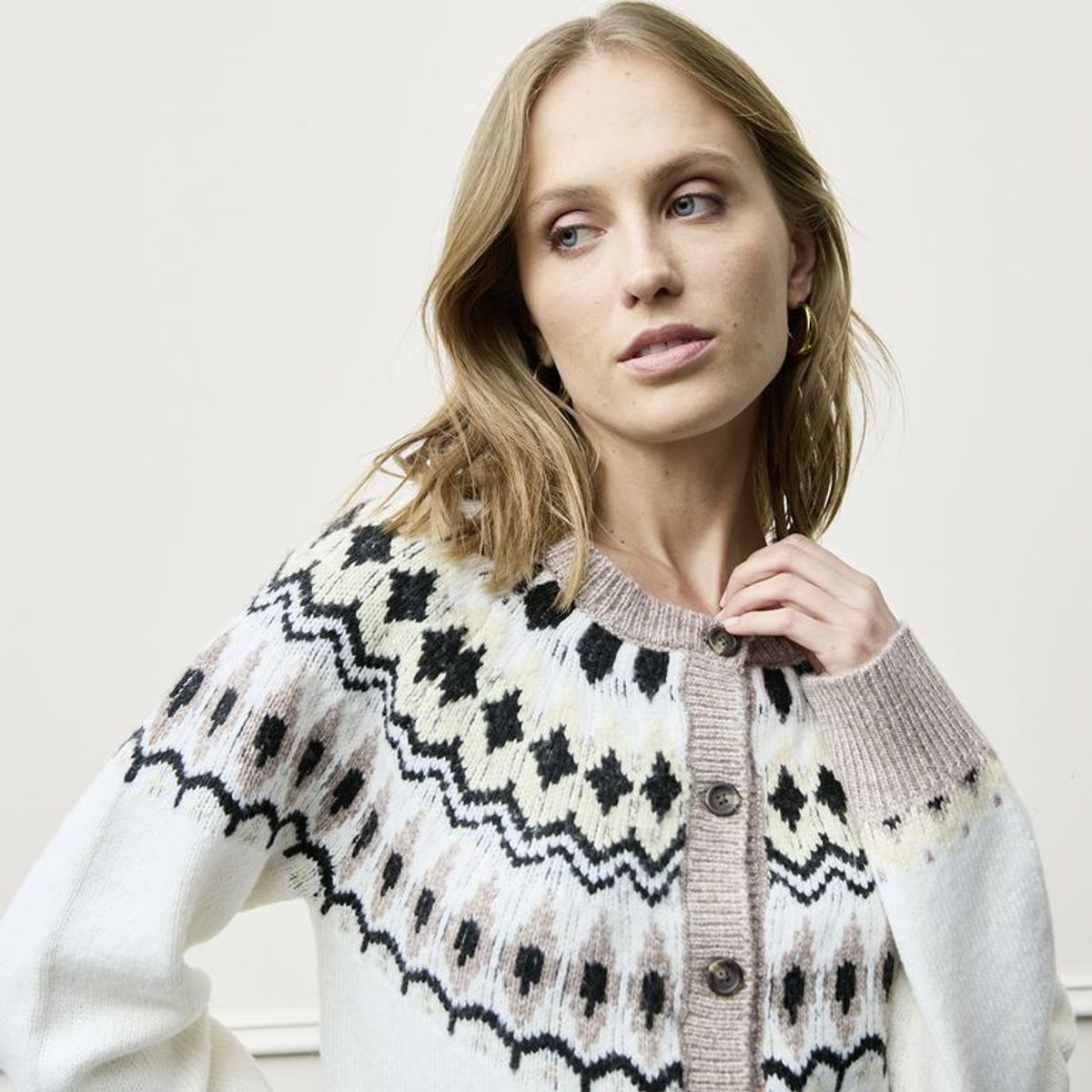 BASEMENT - Cardigan Mujer Tejido Basement