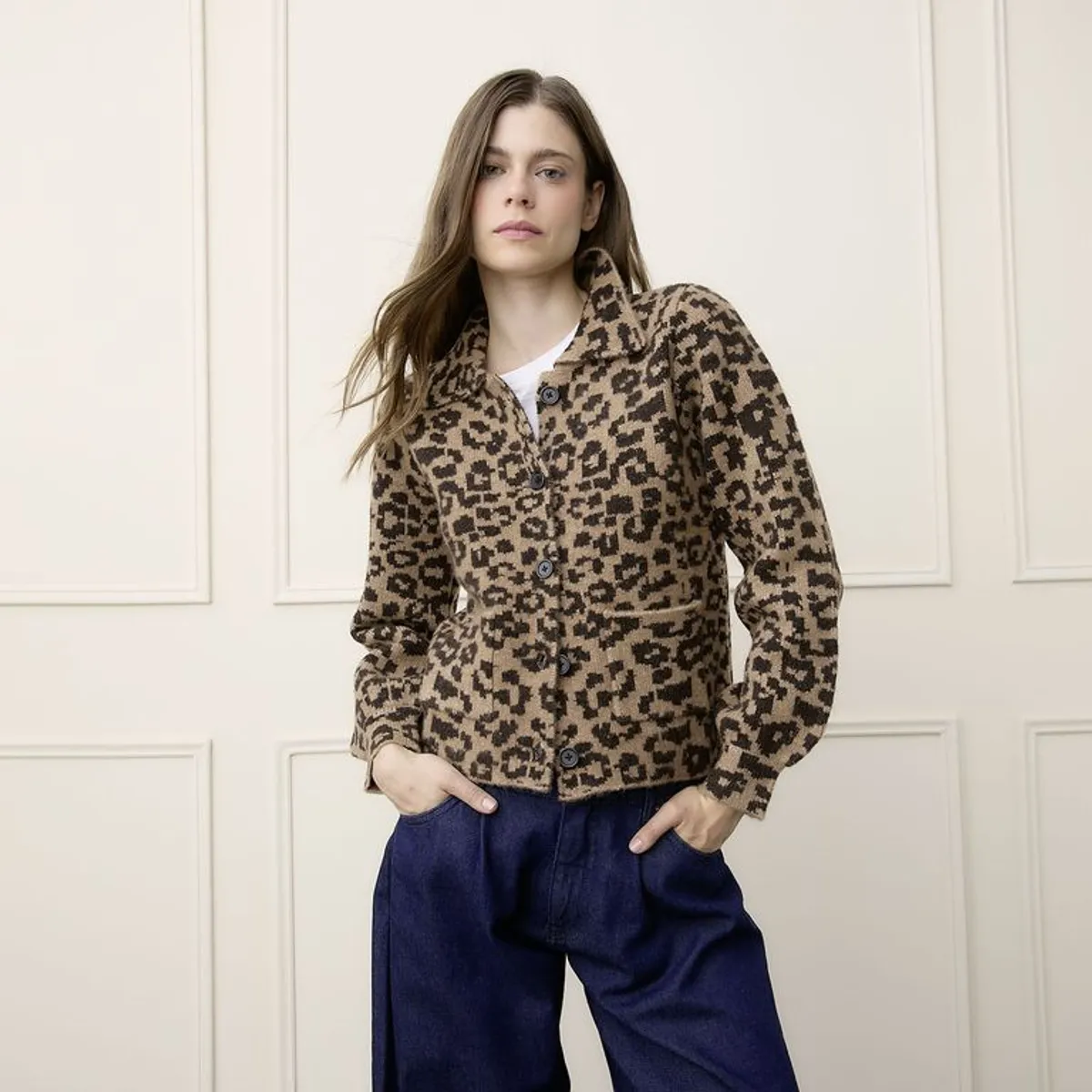 BASEMENT - Saco Mujer  Acrílico Basement