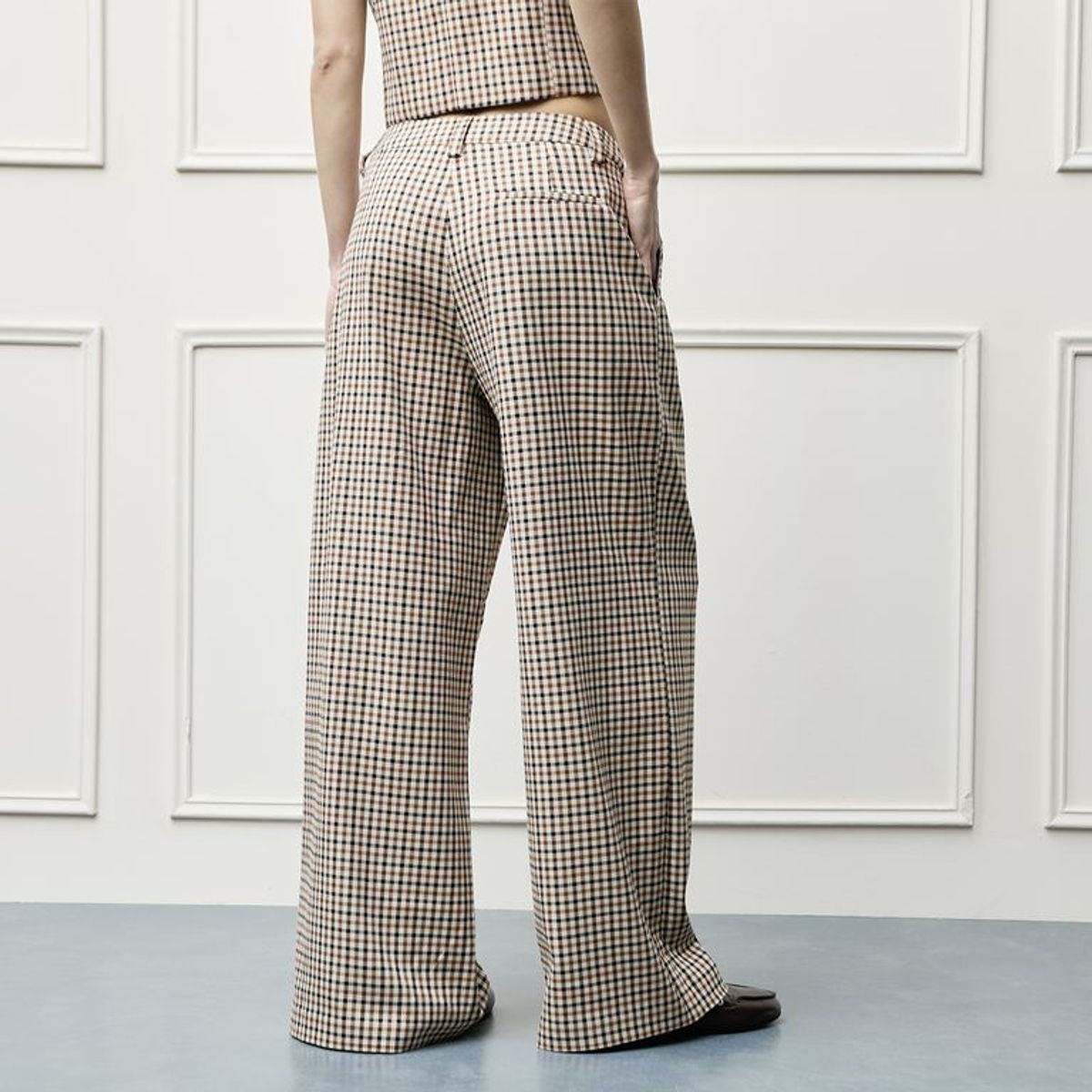 BASEMENT - Pantalón Wide leg Mujer Tiro medio Basement