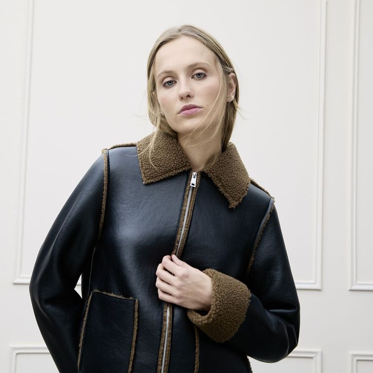 BASEMENT - Chaqueta Mujer Ovejera  Basement