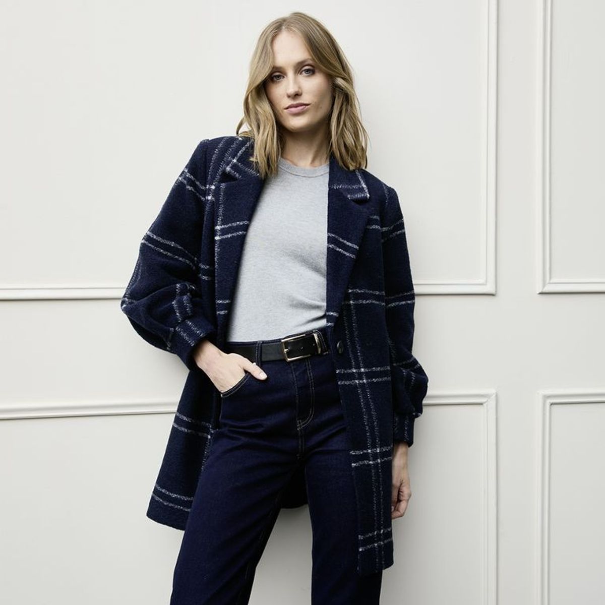 BASEMENT - Abrigo Mujer Estampado Basement