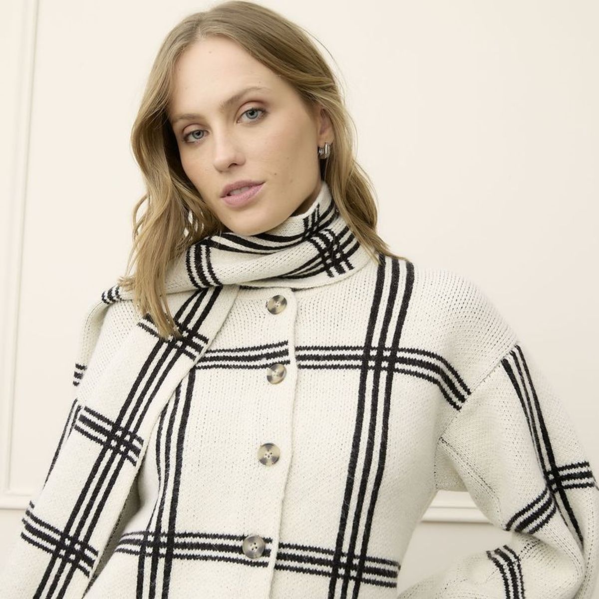 BASEMENT - Saco Mujer Tejido Acrílico Basement