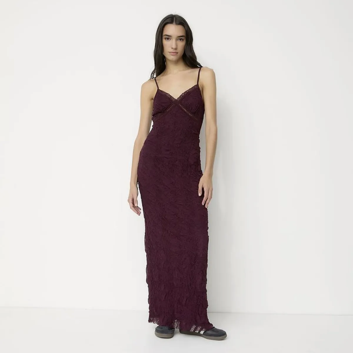 SYBILLA - Vestido Largo con Encaje para Mujer Sybilla