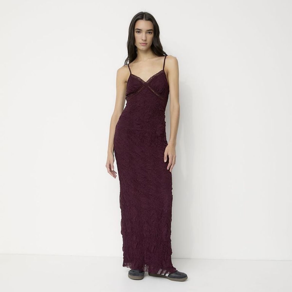 SYBILLA - Vestido Largo con Encaje para Mujer Sybilla
