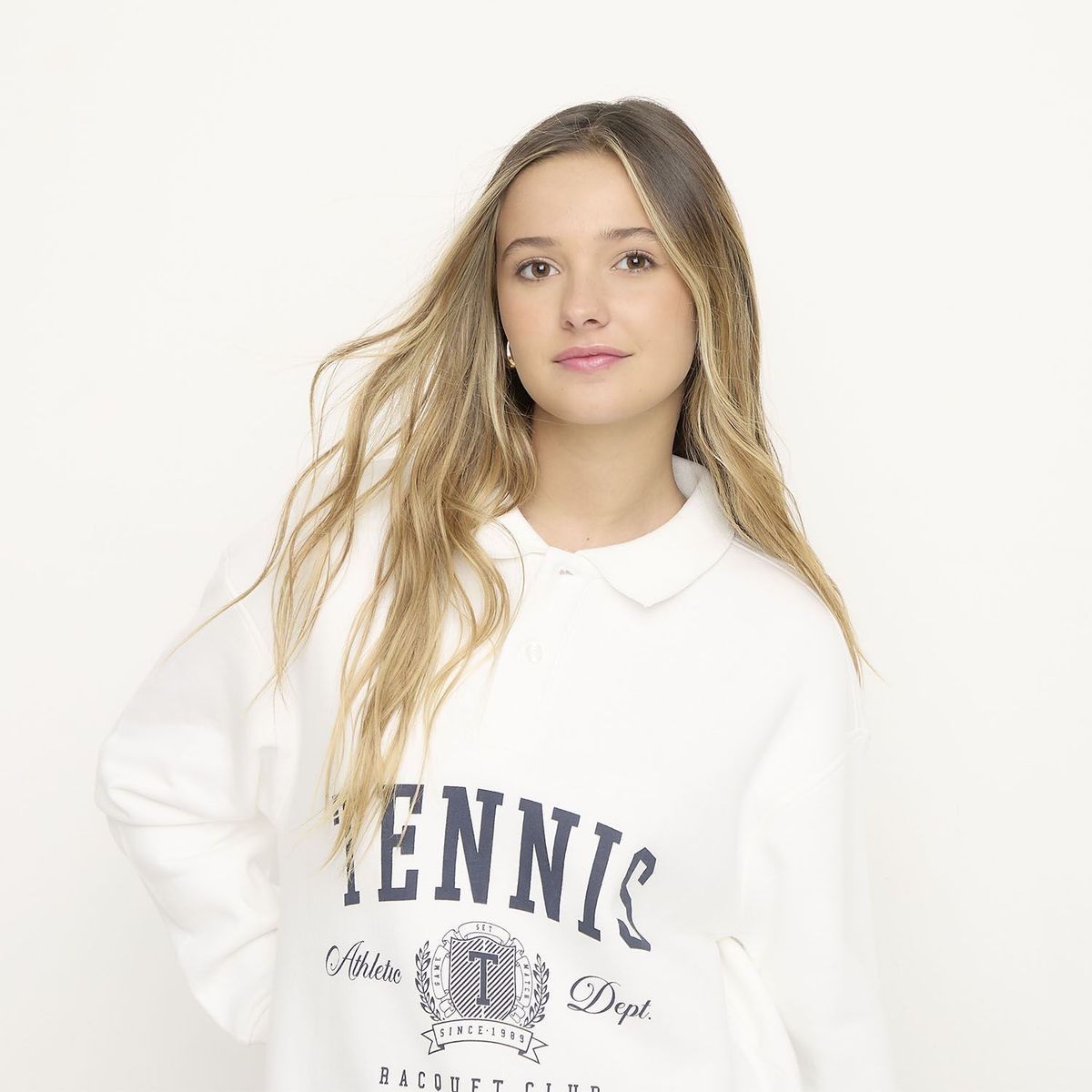 SYBILLA - Hoodie Mujer con Estampado Algodón Sybilla