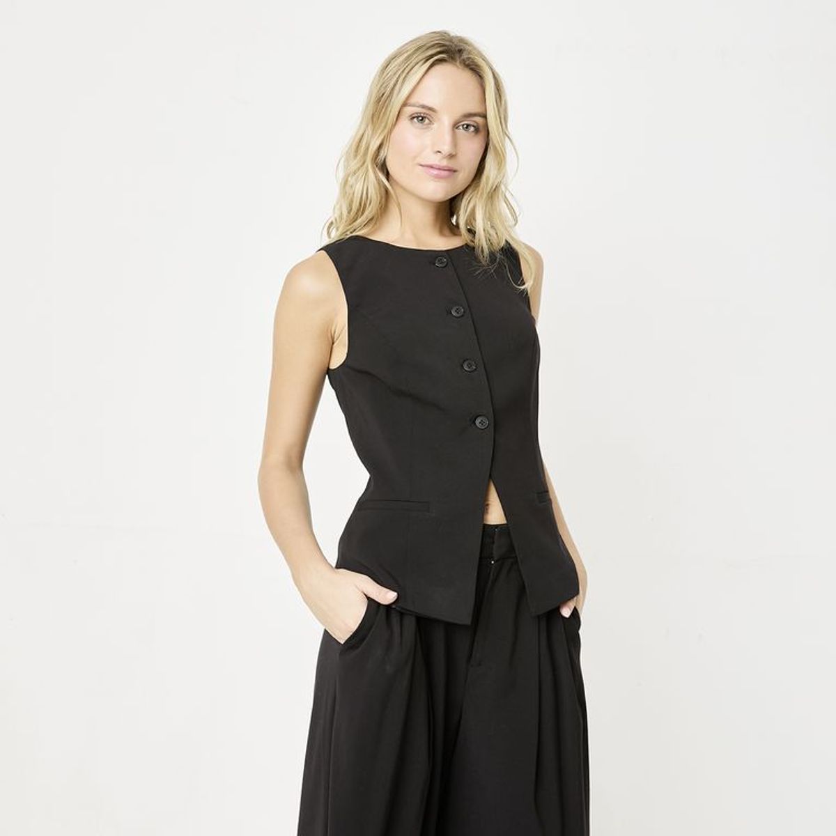 SYBILLA - Blusa Mujer Sin mangas Sybilla