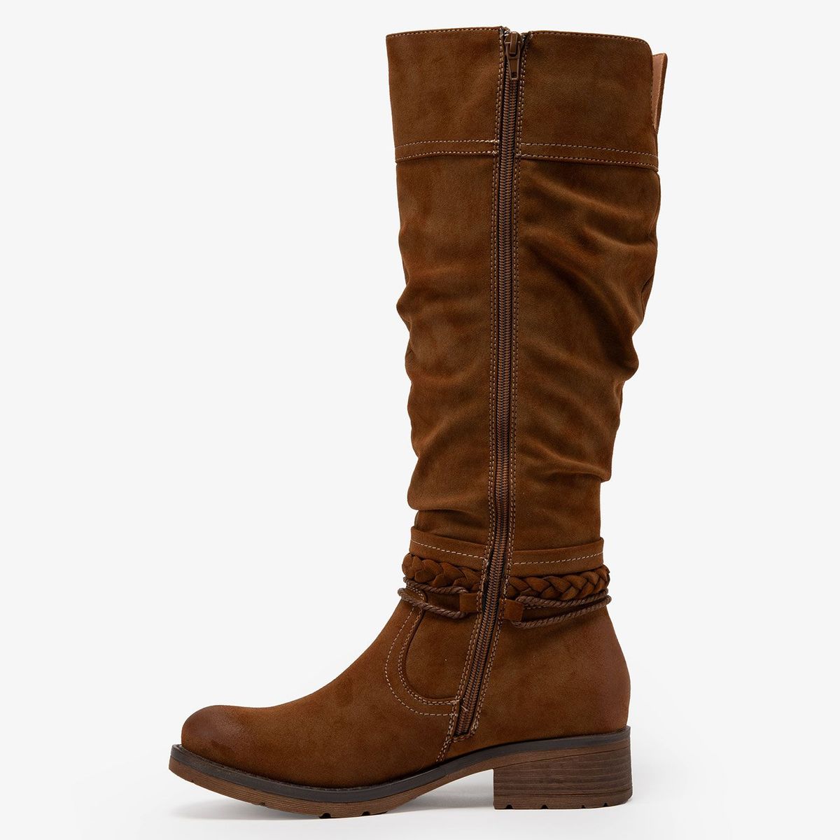 UNIVERSITY CLUB - Botas para Mujer con tacón Cuadrado Sofi University Club