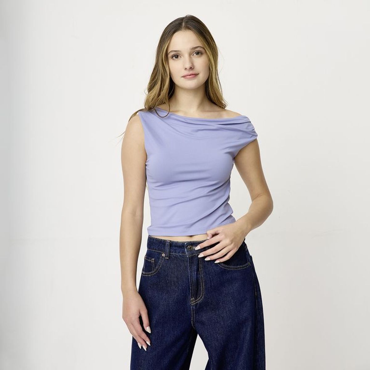 SYBILLA - Blusa Mujer Sin mangas Sybilla