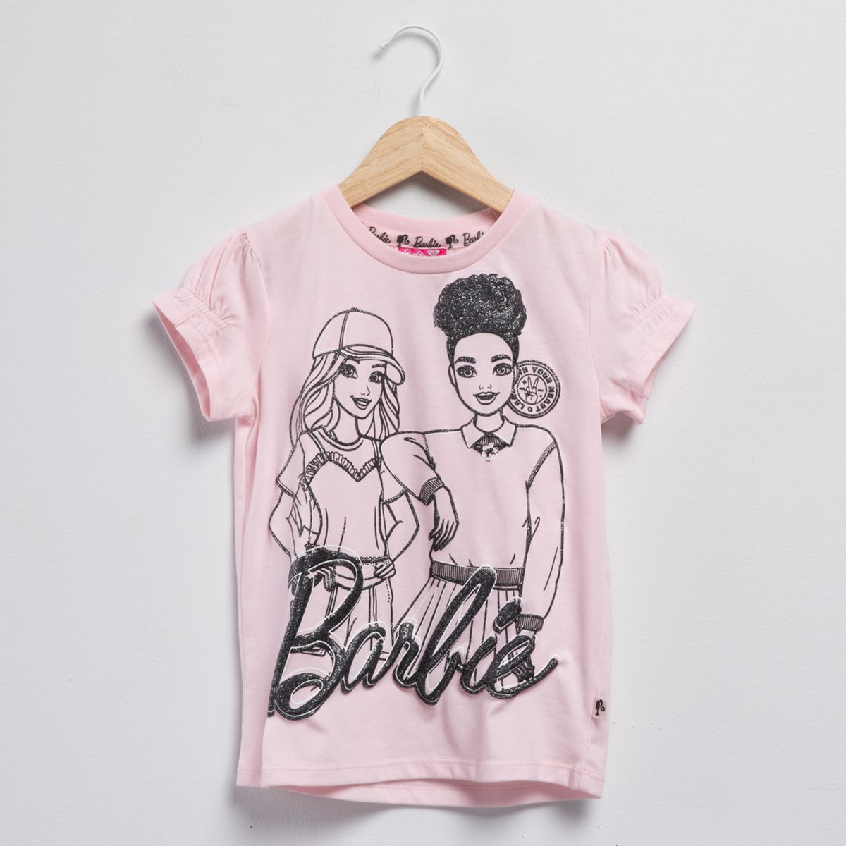 BARBIE - Camiseta para Niña en Algodón Barbie