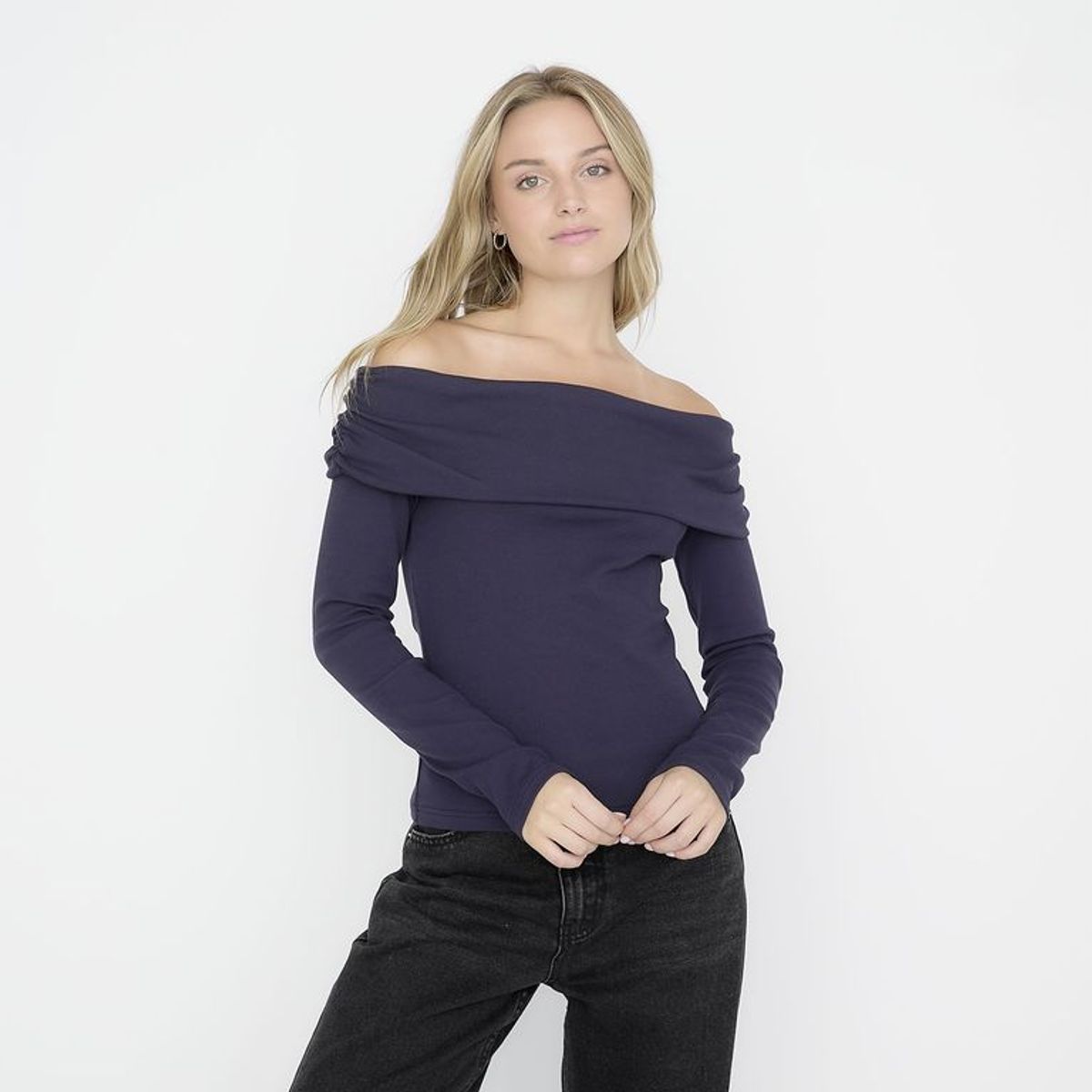 SYBILLA - Blusa Mujer Manga larga de Algodón Sybilla