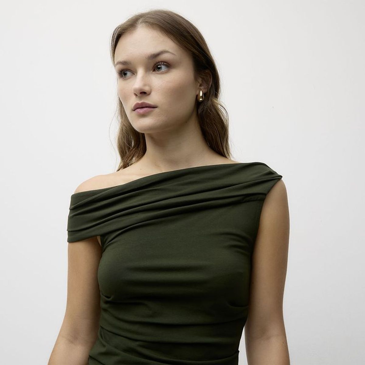 SYBILLA - Blusa Mujer Sin mangas de Algodón Sybilla
