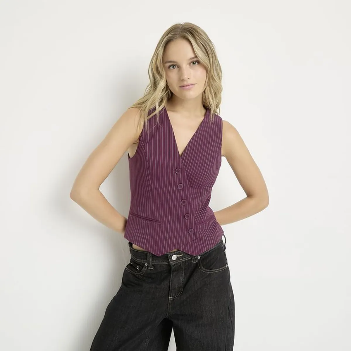 SYBILLA - Blusa Mujer Sin mangas Sybilla
