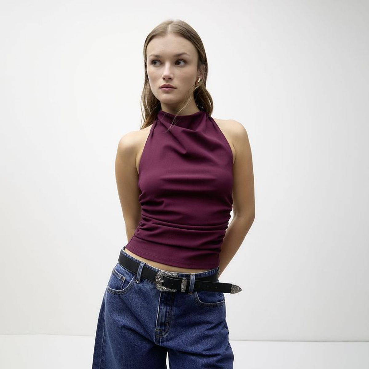 SYBILLA - Blusa Mujer Sin mangas Sybilla