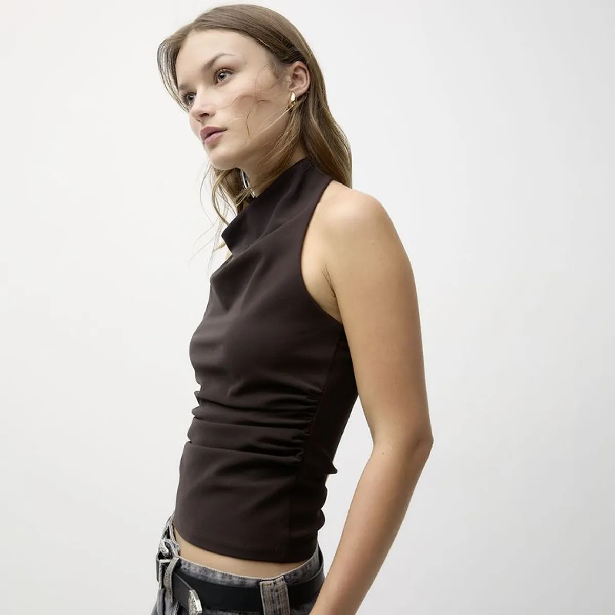 SYBILLA - Blusa Mujer Sin mangas Sybilla