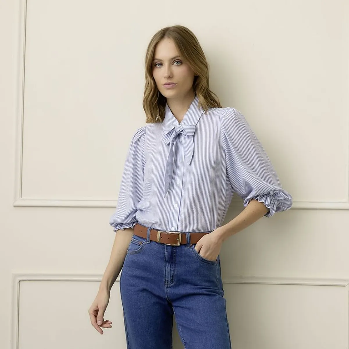 BASEMENT - Blusa Mujer Manga 3/4 Basement