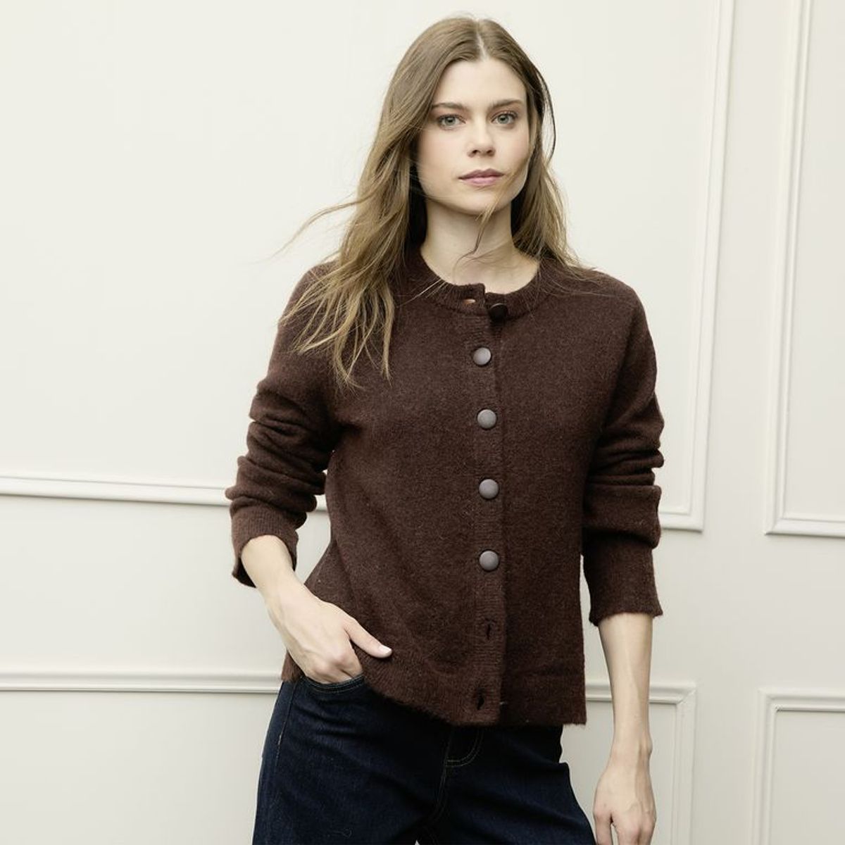 BASEMENT - Cardigan Mujer  Nylon Basement