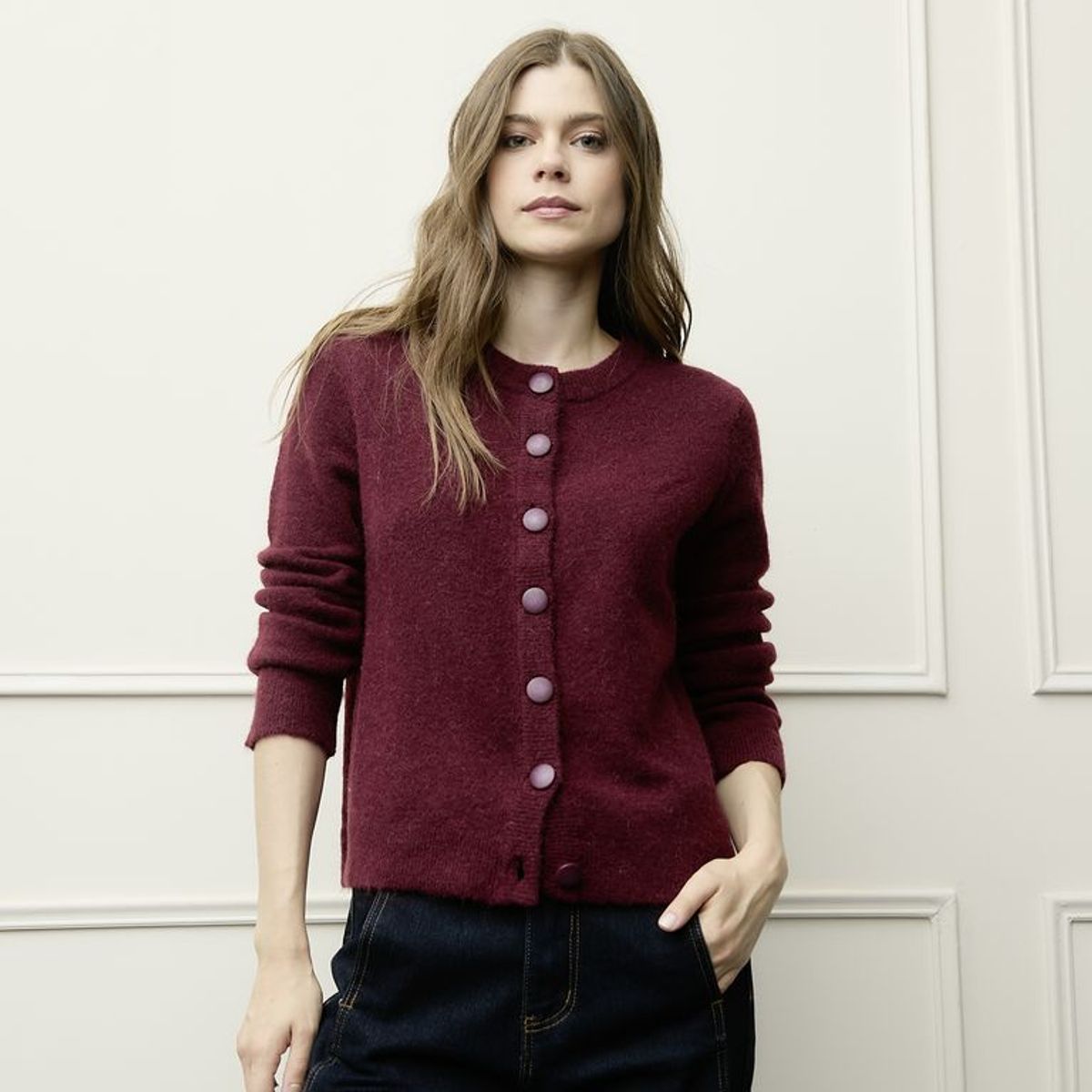 BASEMENT - Cardigan Mujer  Nylon Basement