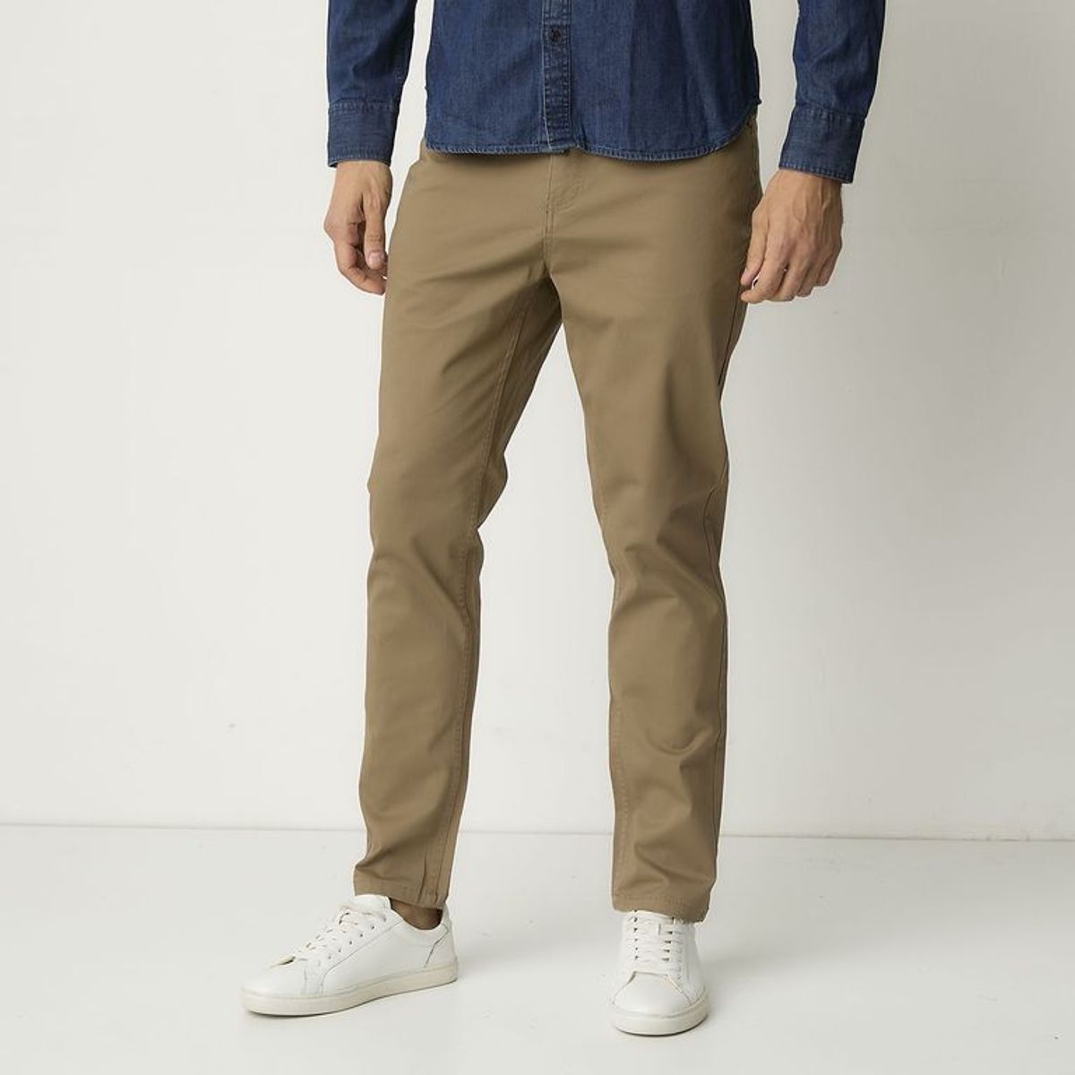 UNIVERSITY CLUB - Pantalón 5 Bolsillos Hombre Slim de Algodón University Club