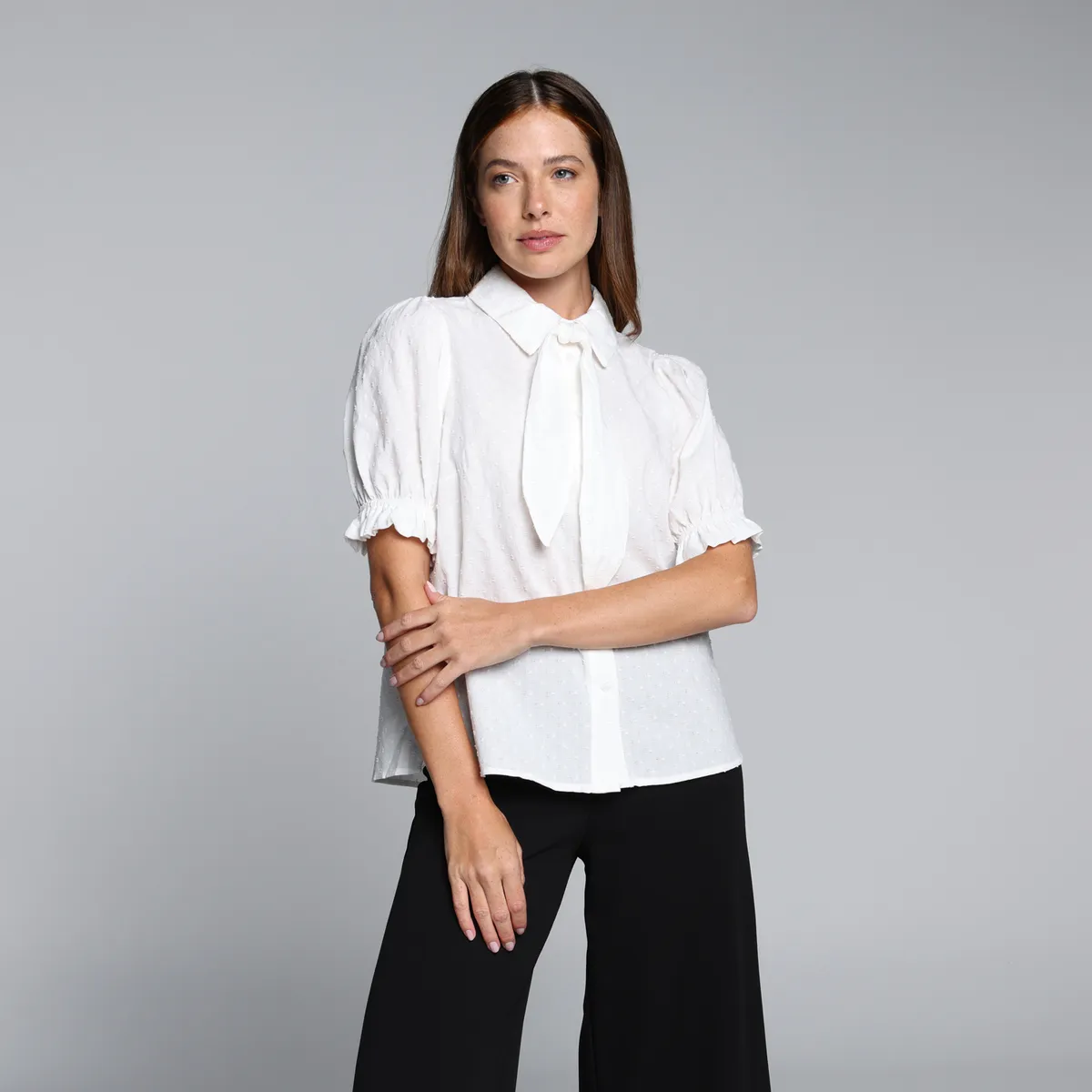 BASEMENT - Blusa Mujer Manga corta Basement