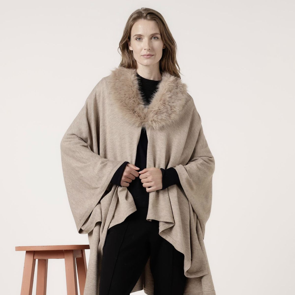 STEFANO COCCI - Poncho Mujer Stefano Cocci