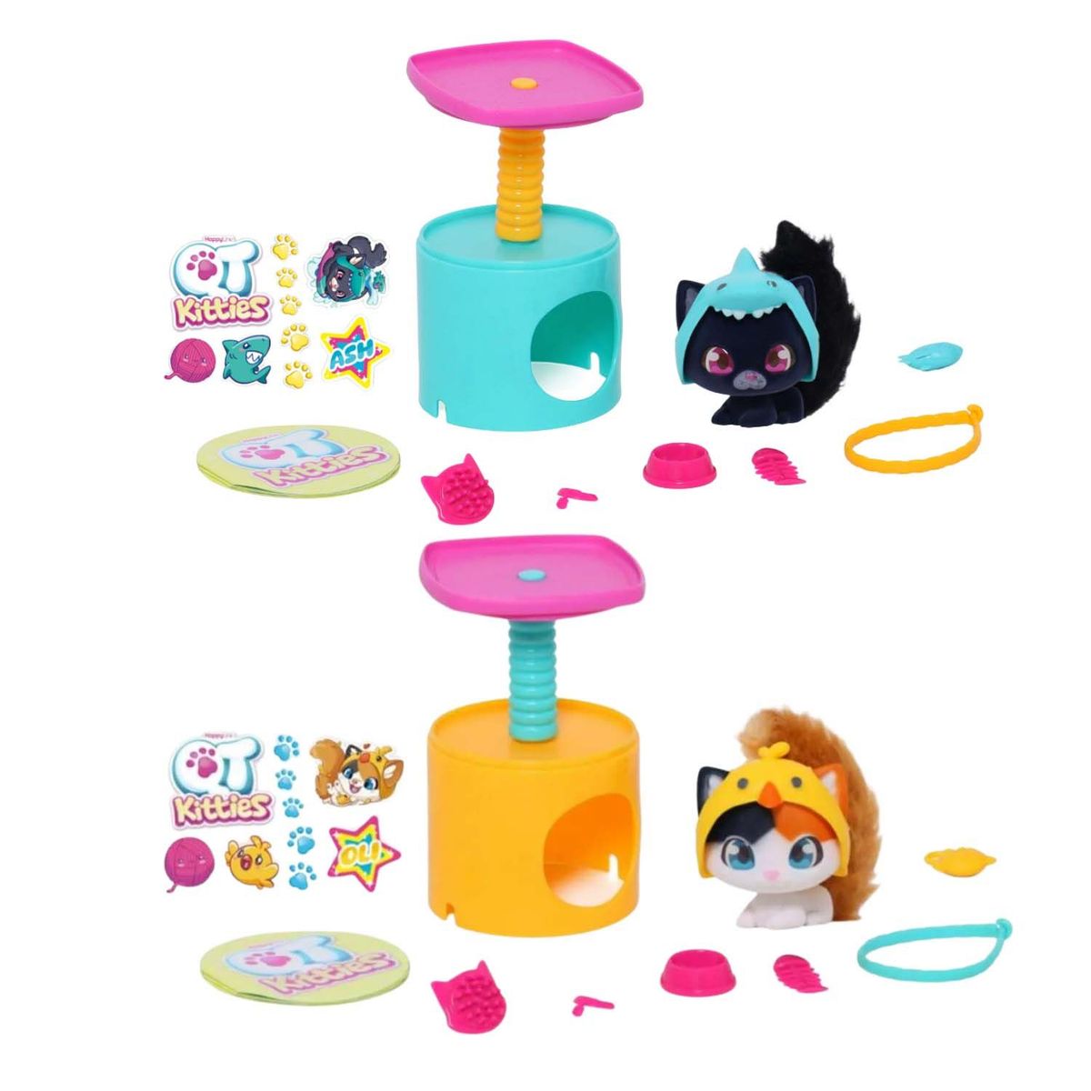 QT KITTIES - Gatitos Adorables Coleccionables Qt Kitties Producto Surtido