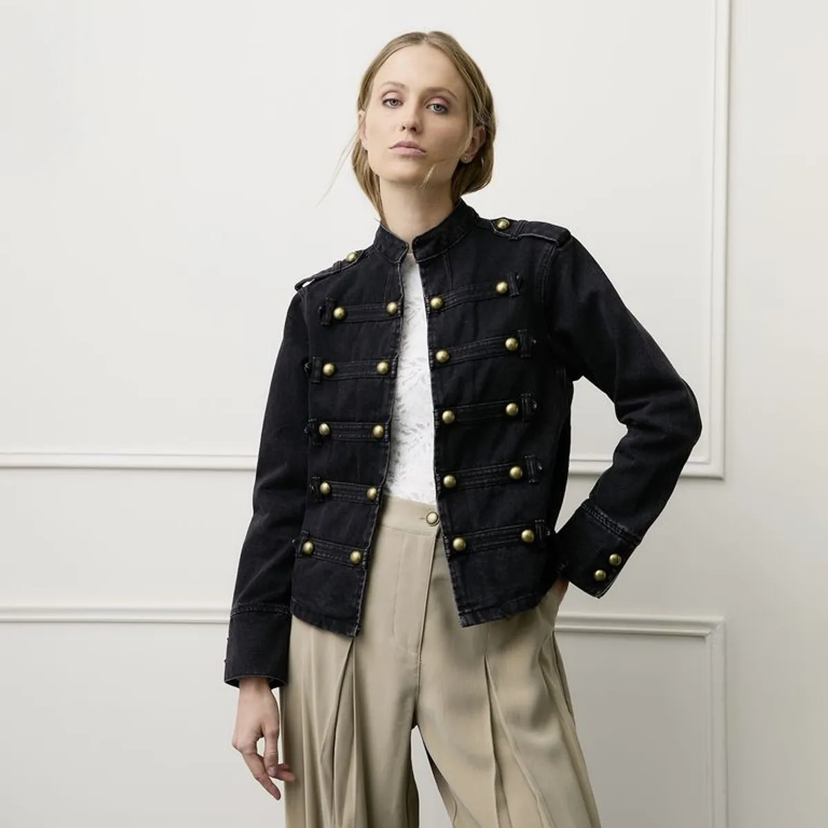 BASEMENT - Chaqueta Mujer de Algodón Basement