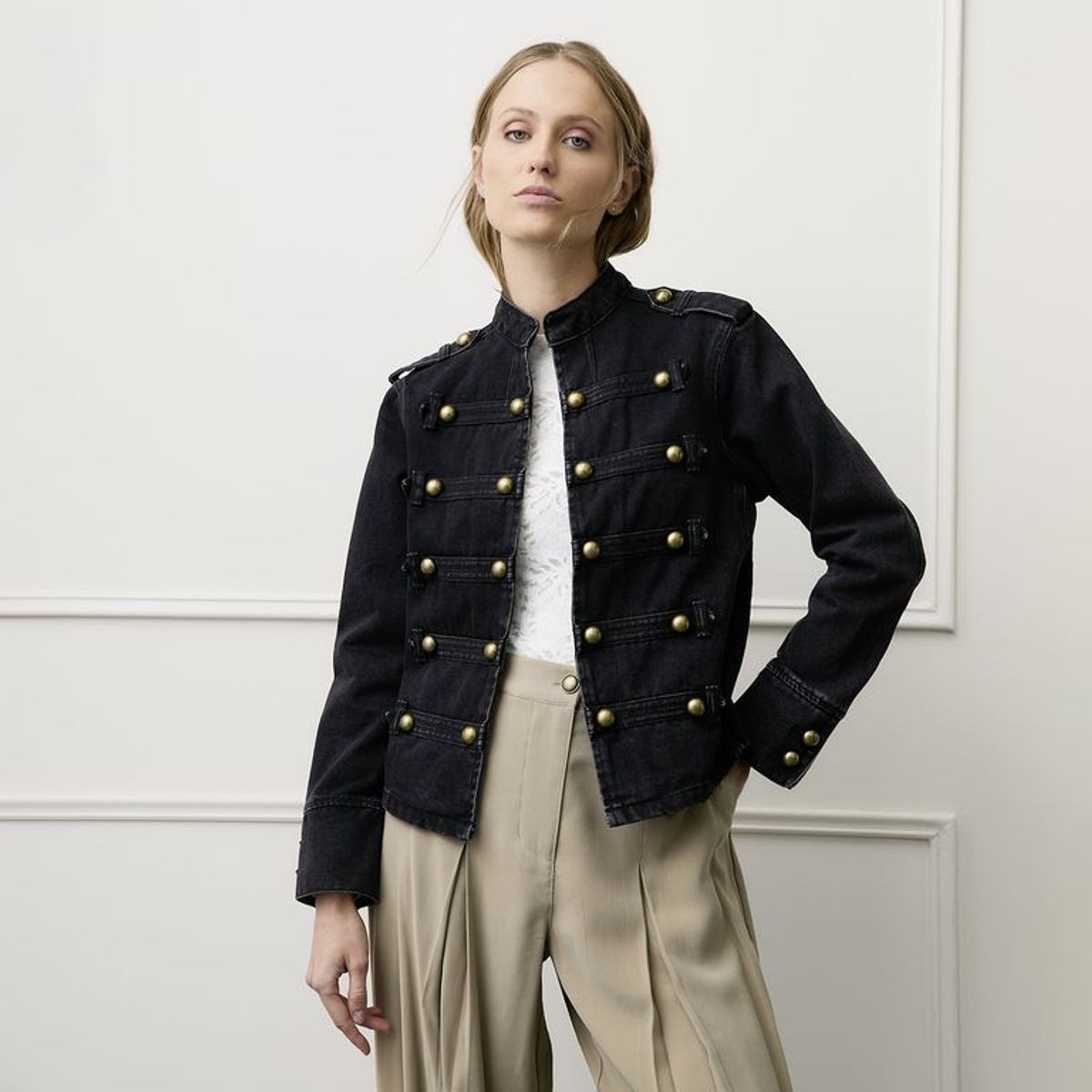 BASEMENT - Chaqueta Mujer de Algodón Basement
