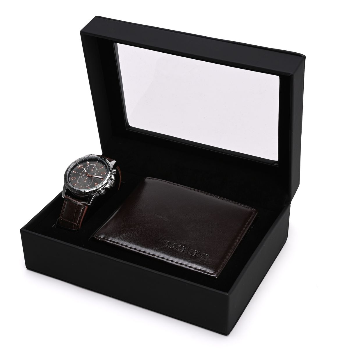 BASEMENT - Combo reloj y Billetera Basement Hombre