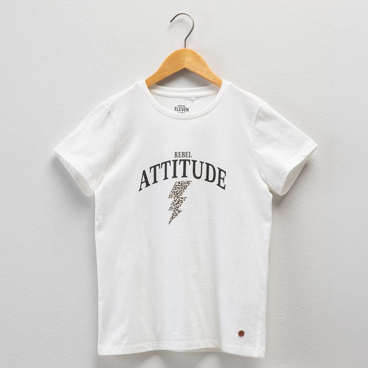 ELV - Camiseta para Niña Estampado Manga corta de Algodón Elv
