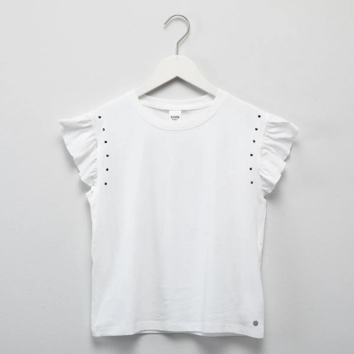 ELV - Camiseta para Niña de Algodón Elv