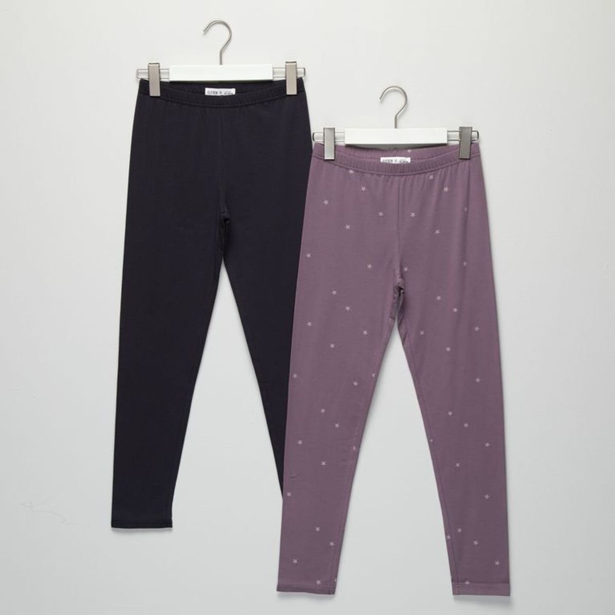 ELV - Pack de 2 Leggings para Niña de Algodón Elv