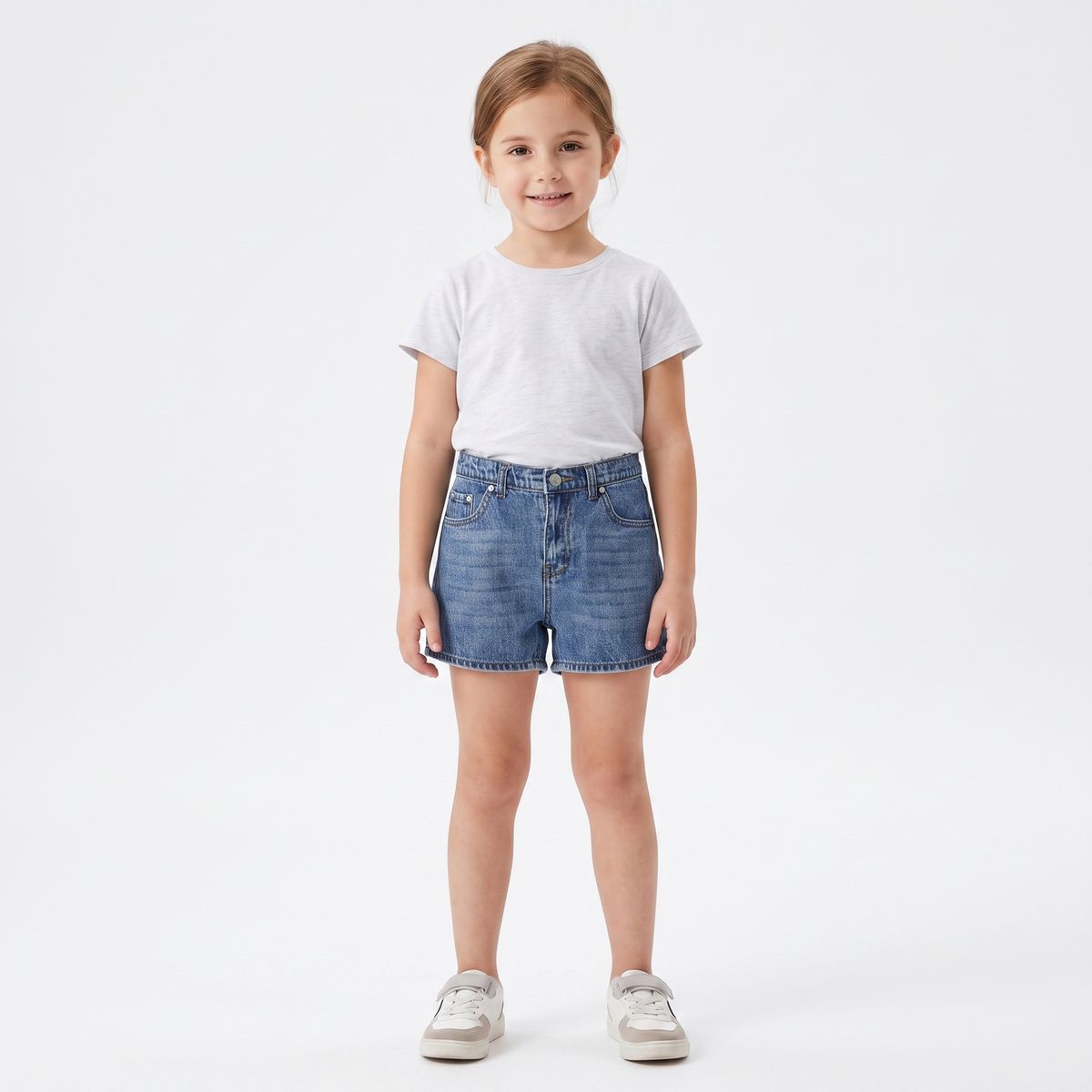 ELV - Short para Niña de Algodón Elv