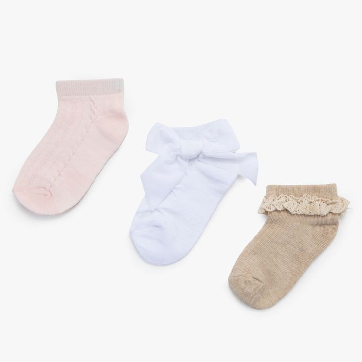 YAMP - Medias para Niña Corto Pack de 3 Yamp