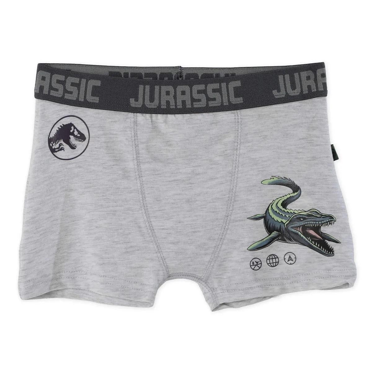 JURASSIC WORLD - Boxer para Niño Pack de 3 unidades de Algodón Jurassic World