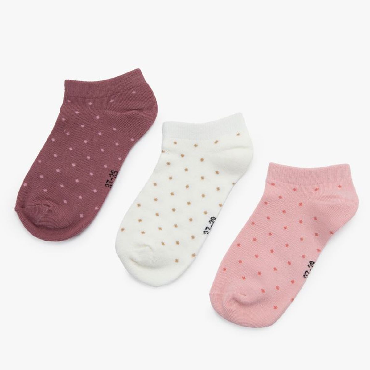 ELV - Medias para Niña Corto Pack de 3 Elv