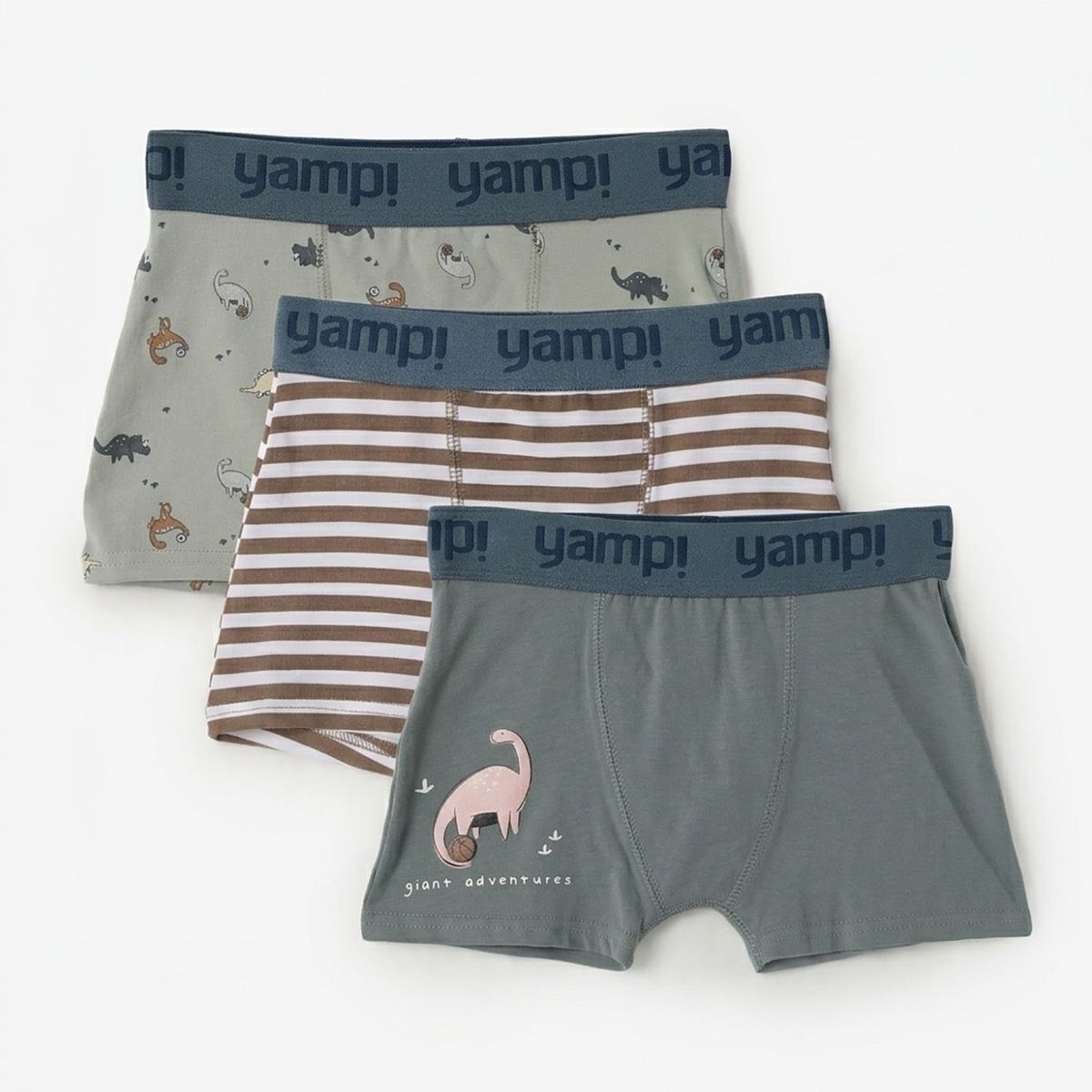 YAMP - Boxer para Niño Pack de 3 unidades de Algodón Yamp
