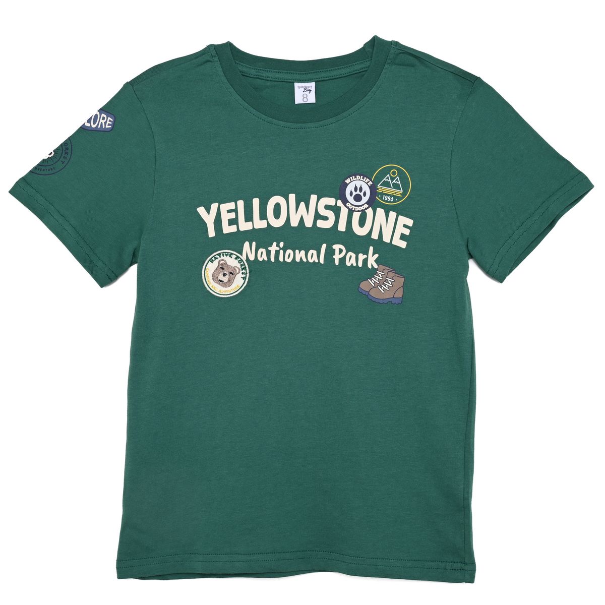YAMP - Camiseta para Niño Manga corta de Algodón Yamp
