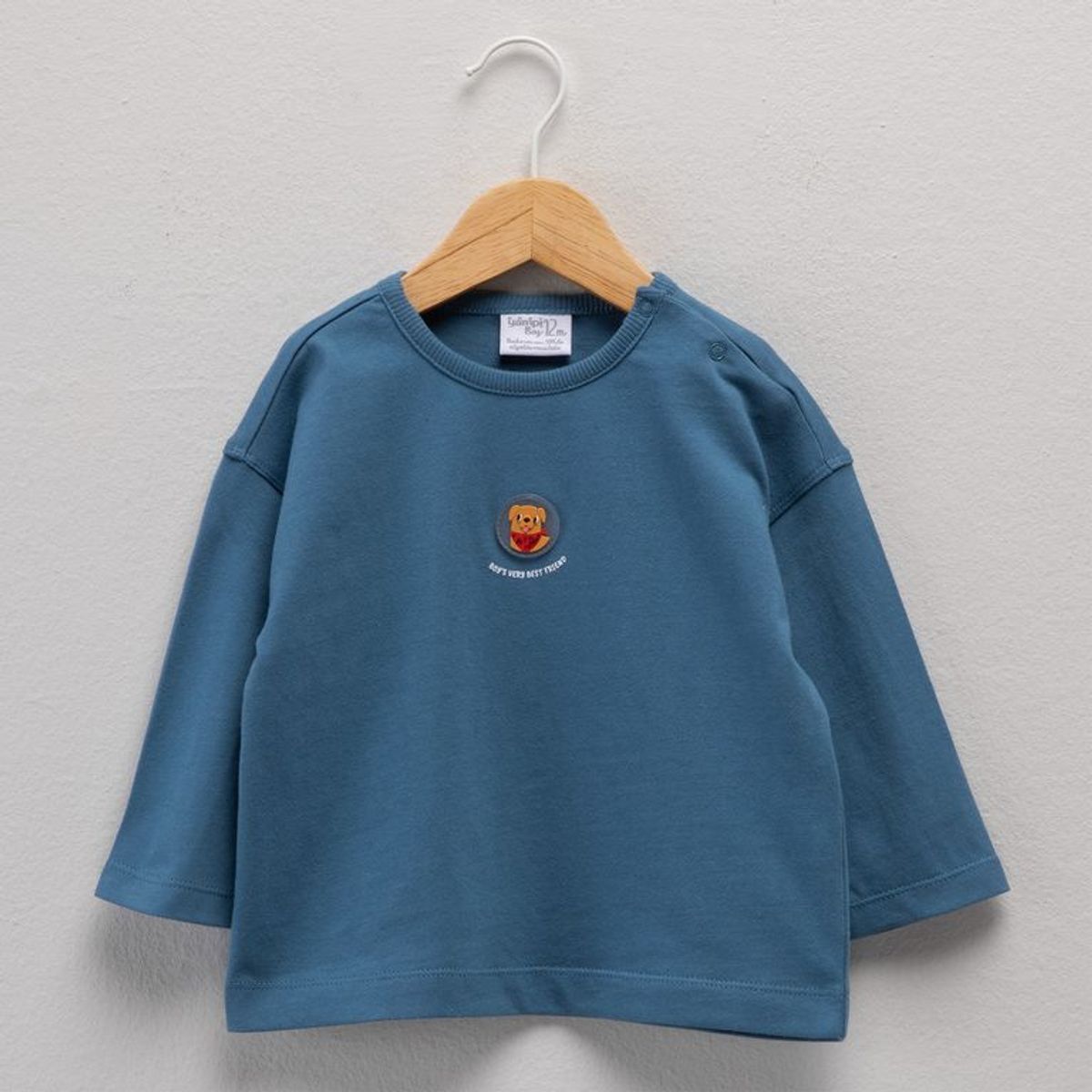 YAMP - Camiseta Manga Larga Para Bebé Niño Con Estampado De Algodón Yamp
