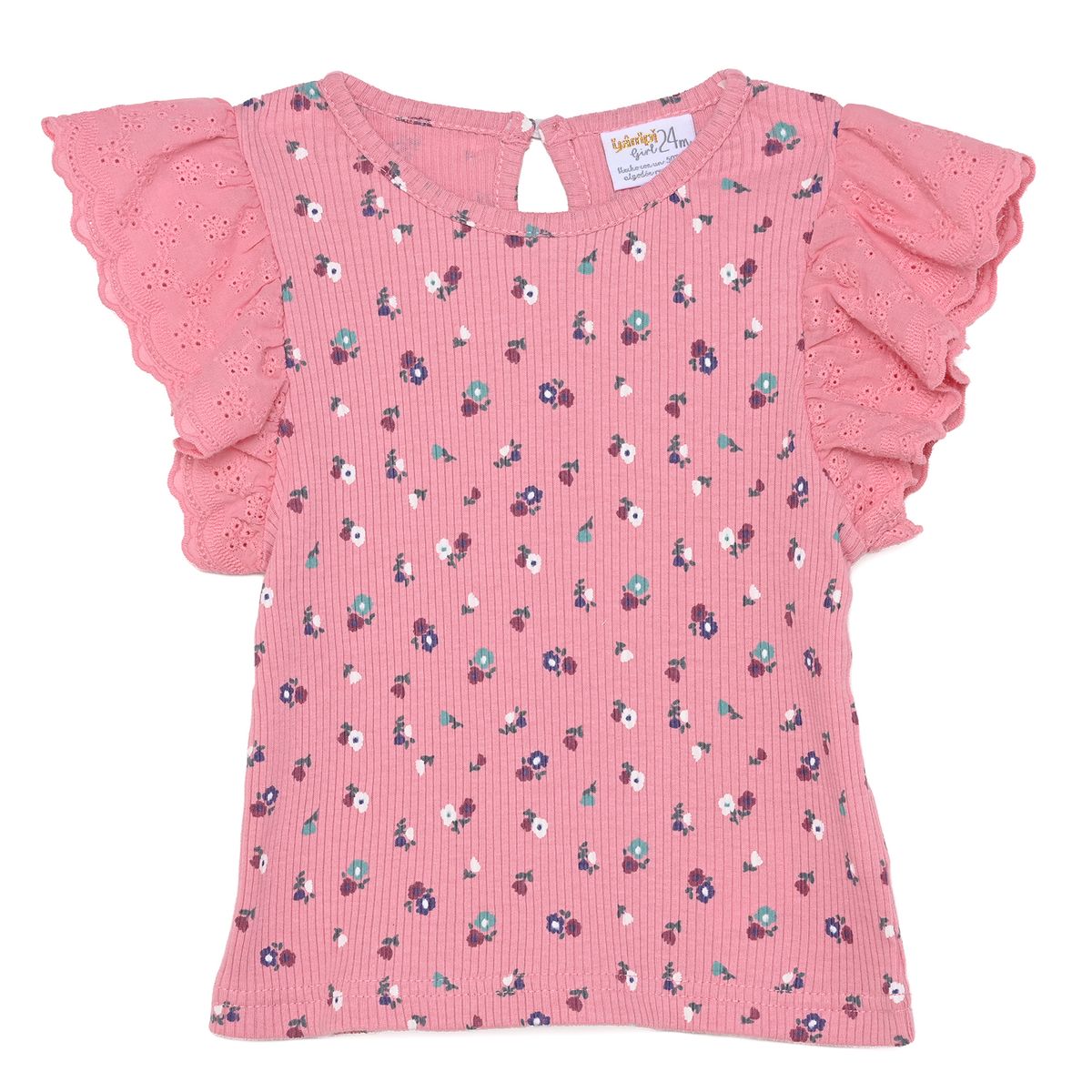 YAMP - Camiseta para Bebé niña de Algodón Yamp