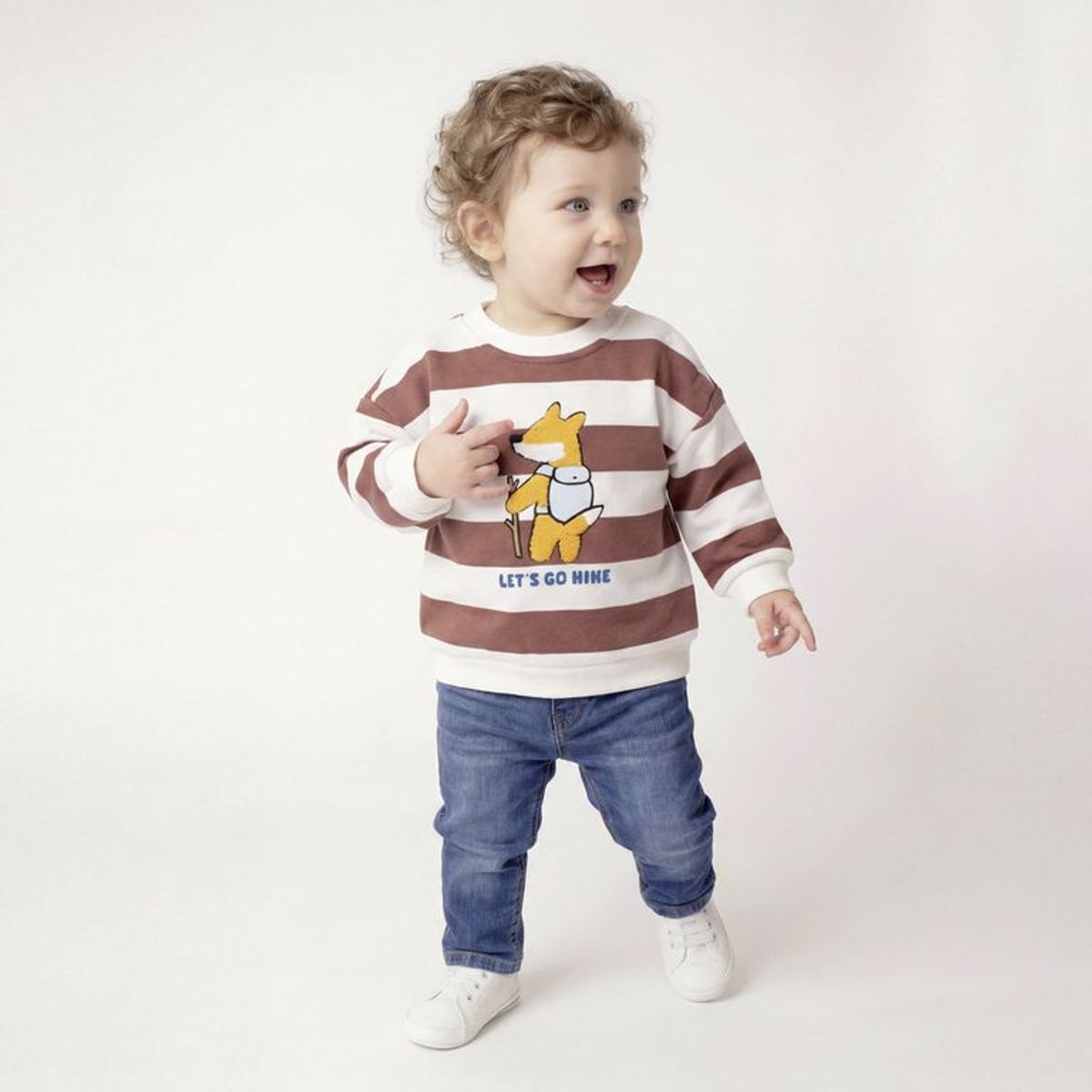 YAMP - Saco Para Bebé Niño Rayas De Algodón Yamp