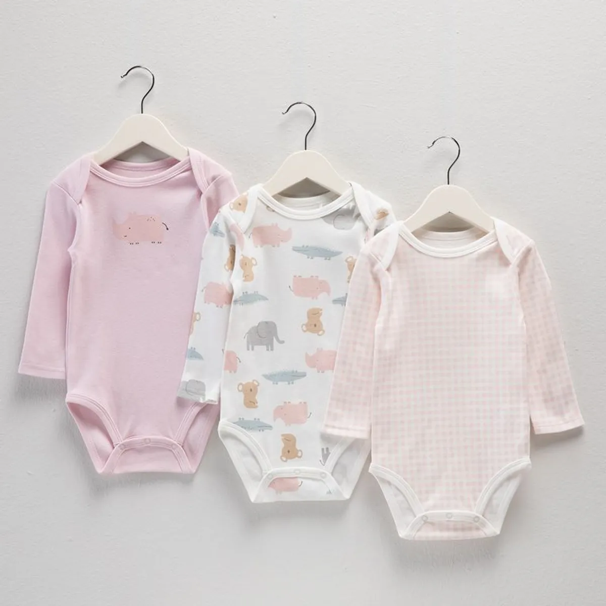 YAMP - Body para Bebé niña Pack de 3 unidades de Algodón Yamp