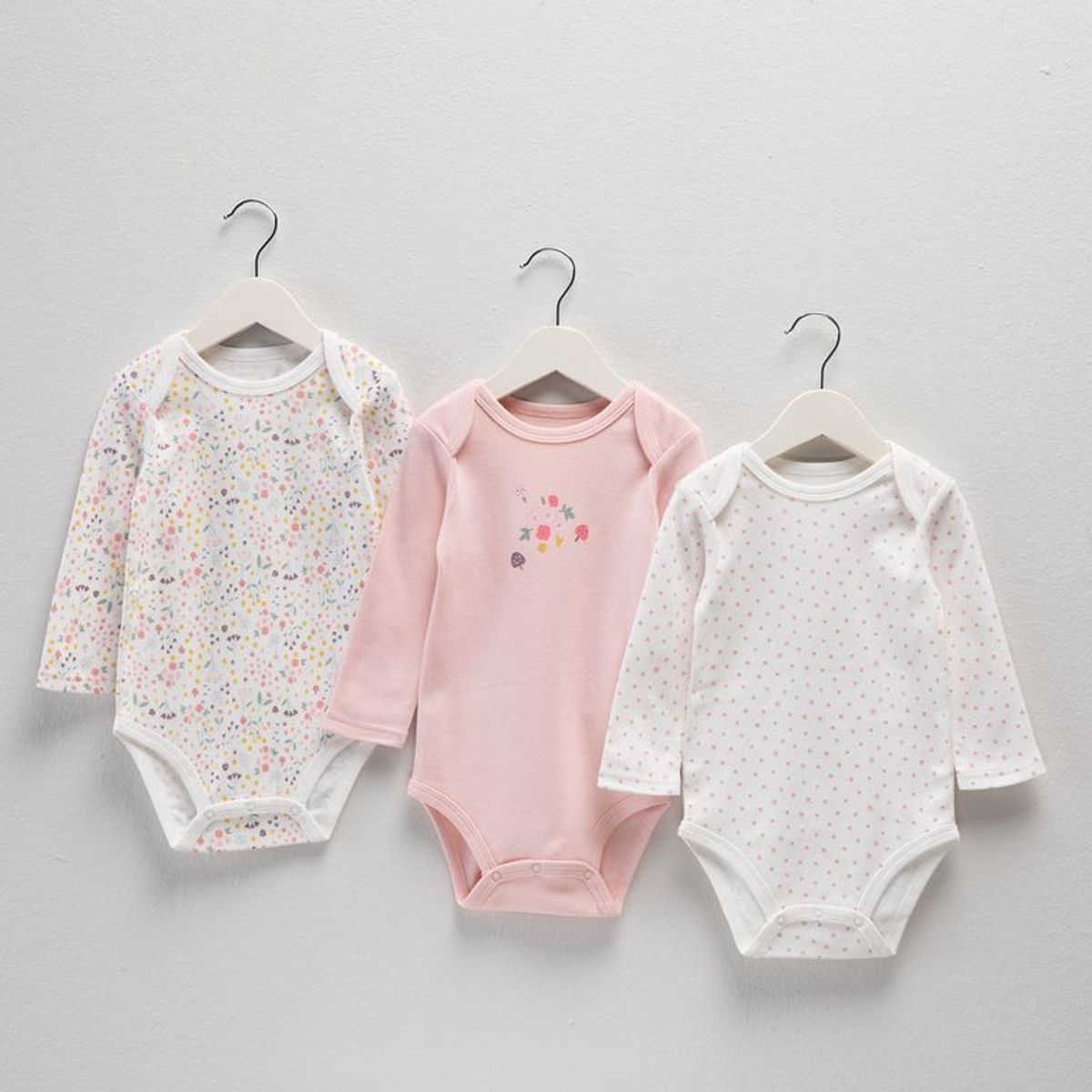 YAMP - Body para Bebé niña Pack de 3 unidades de Algodón Yamp