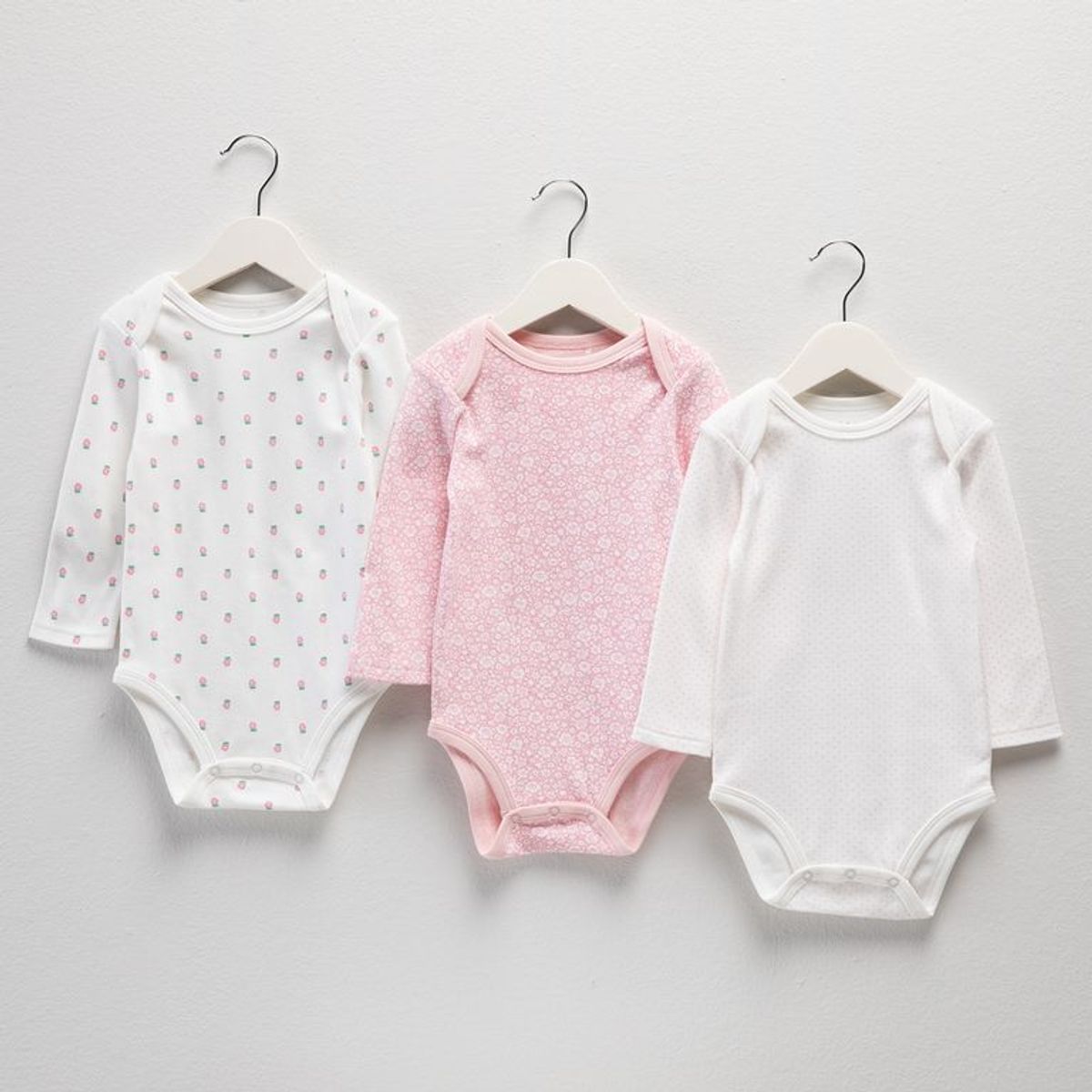 YAMP - Body para Bebé niña Pack de 3 unidades de Algodón Yamp