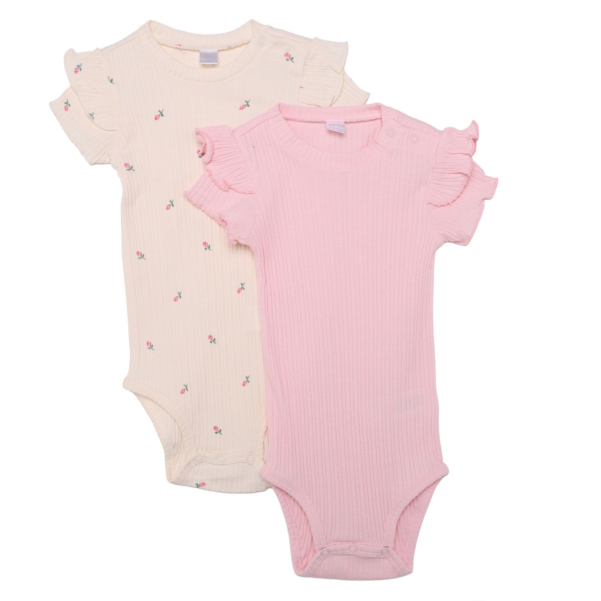 YAMP - Bodie para Bebé niña Pack de 2 de Algodón Yamp