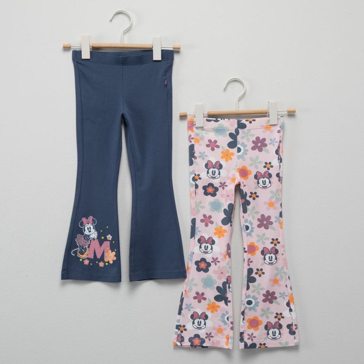 MINNIE - Legging para Niña Pack de 2 unidades de Algodón Minnie